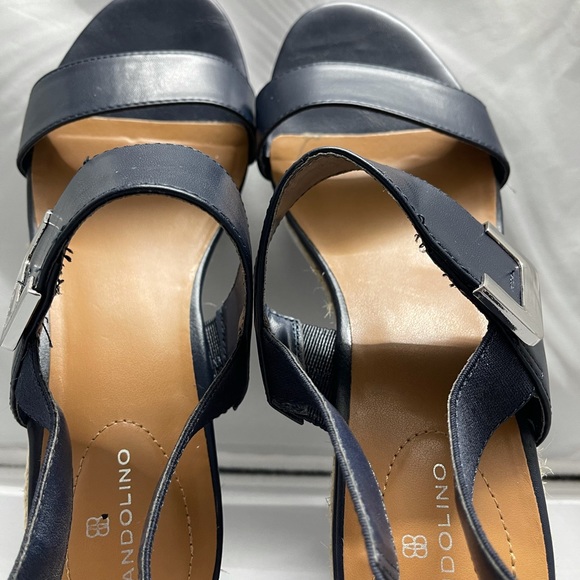 Excellent Cond Bandolino Wedge sandles 9.5 - Picture 5 of 8